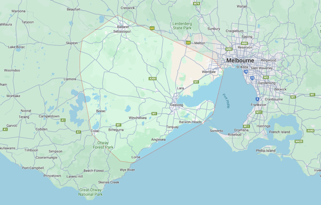 Geelong Pest Control Service Area Google Maps