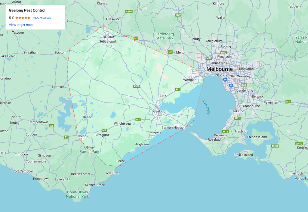 Geelong Pest Control Google Map